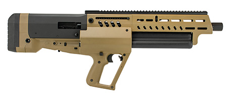 [818004020357] IWI US TS12F Tavor TS12 12 Gauge 3" 18.50" 15+1 Flat Dark Earth Rec Black Fixed Bullpup Stock