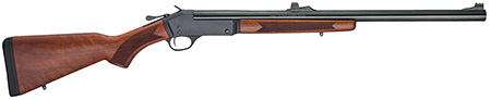 [619835400222] Henry H01512S Single Shot  12 Gauge with 24" Rifled Slug Barrel, 3" Chamber, 1rd Capacity, Blued Metal Finish  &  American Walnut Stock Right Hand (Full Size)