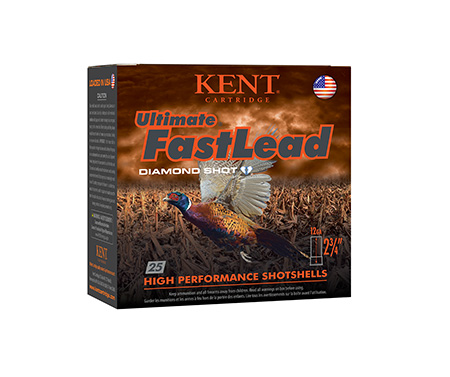 [656308402246] Kent Cartridge K122UFL364 Ultimate Fast Lead 12Gauge 2.75" 1 1/4oz 4Shot 25 Per Box/10 Case