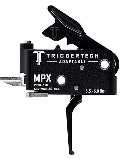 [885768002264] TriggerTech ARPTBB36NNF Adaptable  Two-Stage Flat Trigger with 3.50-6 lbs Draw Weight  &  Black PVD Finish for Sig MPX