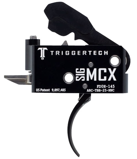 [885768002288] TriggerTech ARCTBB25NNF Adaptable  Two-Stage Flat Trigger with 2.50-5 lbs Draw Weight  &  Black PVD Finish for Sig MCX