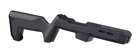 [840815130734] Magpul MAG1076-GRY PC Backpacker  Stealth Gray Synthetic Ruger PC Carbine Stock