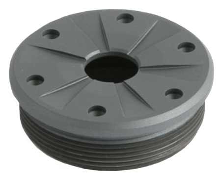 [817272015225] SilencerCo AC1340 Bravo Front Cap 7.62mm Stainless Steel Gray