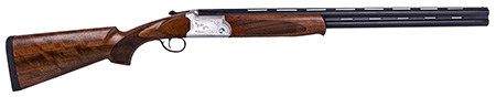 [819644027270] ATI ATIGKOF12SVE30 Cavalry SVE 12 Gauge 3" 2rd 30" Blued O/U Barrel, Silver Engraved Metal Finish, Oiled Turkish Walnut Stock, Ejector, 5 Chokes