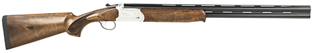 [819644027263] ATI ATIGKOF12SVE26 Cavalry SVE 12 Gauge 3" 2rd 26" Blued O/U Barrel, Silver Engraved Metal Finish, Oiled Turkish Walnut Stock, Ejector, 5 Chokes