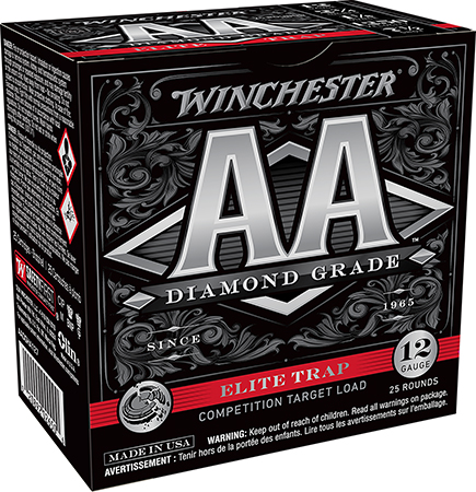 [020892026506] Winchester Ammo AADGHA127 AA Diamond Grade Elite Trap 12Gauge 2.75" 1 1/8oz 7.5Shot 25 Per Box/10 Case