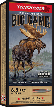 [020892230439] Winchester Ammo S65PLR Expedition Big Game Long Range 6.5PRC 142gr Nosler AccuBond Long Range 20 Per Box/10 Case