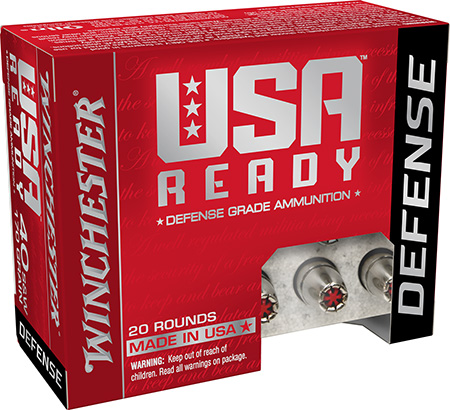 [020892230071] Winchester Ammo RED40HP USA Ready 40S&W 170gr Hex Vent Hollow Point 20 Per Box/10 Case