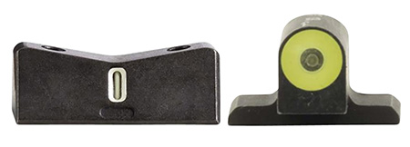 [647533046398] XS Sights SI0014S5Y DXT2 Big Dot Night Sights-Sig Sauer  Black | Green Tritium Yellow Outline Front Sight Green Tritium White Outline Bar Rear Sight