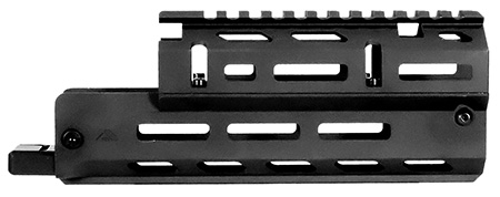 [815879019318] Aim Sports MMAK02 Russian Handguard  Short  &  Drop-in, M-LOK 2-Piece Style Made of 6061-T6 Aluminum with Black Anodized Finish for AK-47