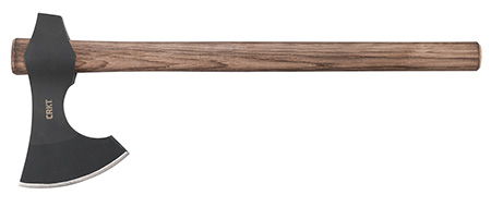 [794023273601] CRKT 2736 Berserker  4.65" Blade 1055 Carbon Steel Blade/Tennessee Hickory Handle 19" Long Axe w/Hammer