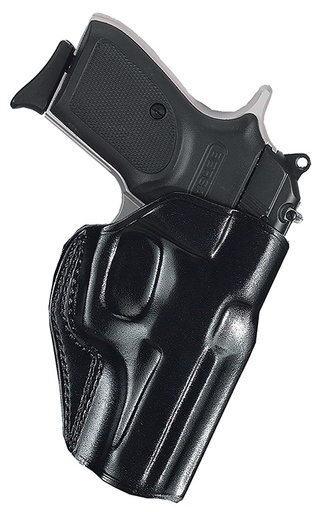 [601299503403] Galco SG800B Stinger  OWB Black Leather Compatible w/ Glock 43/43X/Taurus GX4/Springfield  Hellcat Belt Loop Mount Right Hand