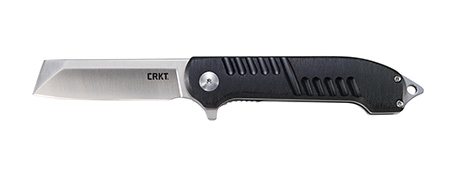 [794023403107] CRKT 4031 Razel GT 3.02" Folding Chisel Plain Satin 8Cr13MoV SS Blade Black/ Aluminum Handle Includes Pocket Clip