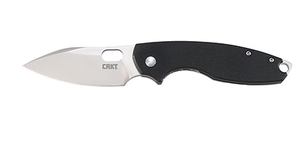 [794023531701] CRKT 5317 Pilar III 2.97" Folding Spear Point Plain Satin 8Cr13MoV SS Blade/ G10 Black/SS Handle Includes Pocket Clip
