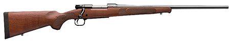 [048702021183] Winchester Guns 535200299 Model 70 Featherweight 6.8 Western 3+1 Cap 24" Brushed Polish Blued Rec/Barrel Satin Walnut Fixed with Feather Checkering Stock Right Hand with MOA Trigger System (Full Size)