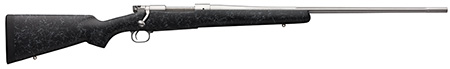 [048702022081] Winchester Guns 535242299 Model 70 Extreme Weather 6.8 Western Caliber with 3+1 Capacity, 24" Barrel, Matte Stainless Metal Finish  &  Gray Webbed Black Fixed Bell  &  Carlson Stock Right Hand (Full Size)