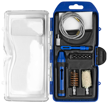 [761903381855] DAC GM20SG GunMaster Cleaning Kit 20 Gauge Shotgun/14 Pieces Black/Blue