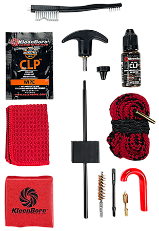 [026249003428] KleenBore KDS9 Dual Kleen Rod  &  Pull Through Rope Cleaner .38/ .357/ 9mm Handgun