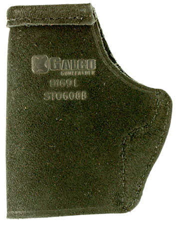 [601299803046] Galco STO600B Stow-N-Go  IWB Black Leather Compatible w/ Sig P365/P365 SAS/Glock 42 Belt Clip Mount Right Hand