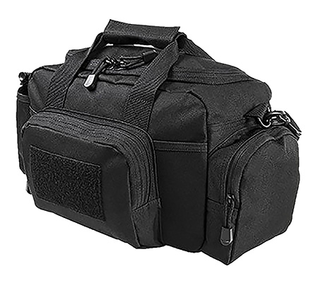 [848754006660] NcStar CVSRB2985B VISM Range Bag with Small Size, Side Pockets, PALs Webbing, Carry Handles, Pockets  &  Black Finish