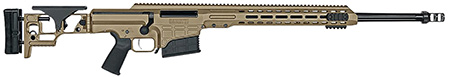 [810021510637] Barrett 18497 MRAD  6.5 Creedmoor 24" 10+1 Flat Dark Earth Cerakote Flat Dark Earth Folding with Adjustable LOP Stock Black Polymer Grip Right Hand