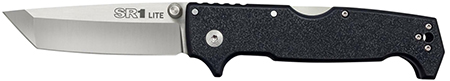 [705442019589] Cold Steel CS62K1A SR1 Lite 4" Folding Tanto Plain 8Cr14MoV SS Blade/Black Griv-Ex Handle Includes Pocket Clip