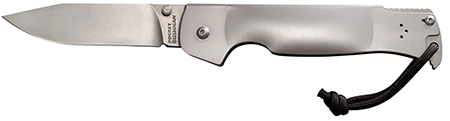[705442007364] Cold Steel CS95FB Bushman Pocket 4.50" Folding Clip Point Plain Stone Washed 4116 Stainless Steel Blade/Stone Washed 420 Stainless Steel Handle Includes Pocket Clip