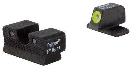 [719307211995] Trijicon 600751 HD Night Sights  Green/Tritium Yellow Outline Front Sight-Green Tritium Black Outline Rear Sight Springfield XD-S/XD-E