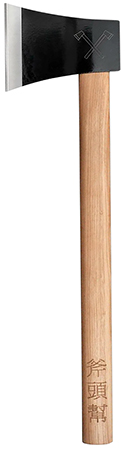 [705442009351] Cold Steel CS90AXG Axe Gang  4" Hatchet Plain 1055 Carbon Steel Blade American Hickory Handle 20.25"