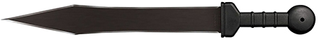 [705442009429] Cold Steel CS97GMS Gladius  18" Black Matte Baked-On Anti Rust 1055 Carbon Steel Blade/ Black Polypropylene Handle 25.88" Long Includes Sheath