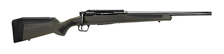 [011356576545] Savage Arms 57654 Impulse Hog Hunter 6.5 Creedmoor 4+1 Matte Black 20" Threaded Barrel/Rec, Matte OD Green Fixed AccuStock with AccuFit, Includes Detachable Box Mag