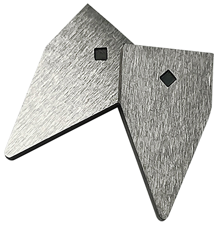 [015896000034] AccuSharp 003 Replacement Sharpening Blades Tungsten Carbide Blade Gray 2 Blades
