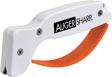 [015896000072] AccuSharp 007C AugerSharp Sharpener Diamond Tungsten Carbide Sharpener White/Orange