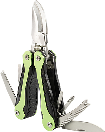 [015896000843] AccuSharp 084C Gardener's  Black/Green Folding Plain Blade