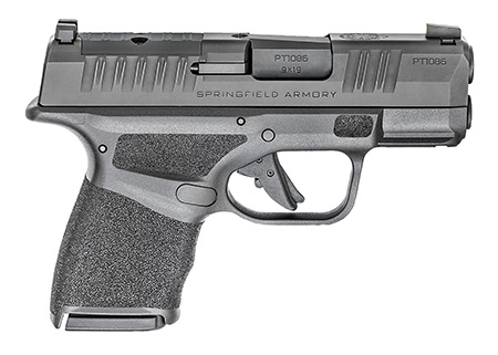 [706397943950] Springfield Armory HC9319BOSPLC Hellcat OSP Micro-Compact 9mm Luger 10+1, 3" Black Melonite Hammer Forged Barrel, Black Melonite Optic Ready/Serrated Steel Slide, Adaptive Textured Grip