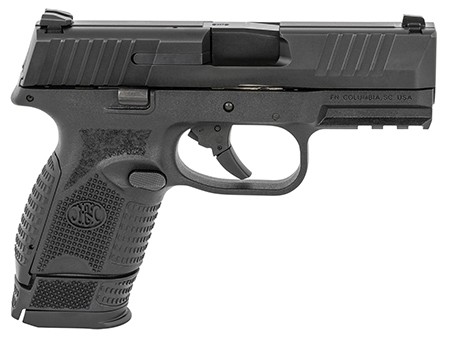 [845737012793] FN 66100815 509 Compact 9mm Luger 3.70" Barrel 12+1 Or 15+1, Matte Black Polymer Frame With Mounting Rail, Matte Black Stainless Steel Slide, No Manual  Safety