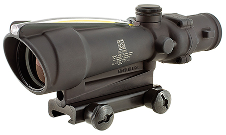 [719307303157] Trijicon 100143 ACOG  Matte Black 3.5x 35mm Illuminated Amber Chevron .308/7.62 BDC Reticle