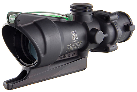 [719307303539] Trijicon 100212 ACOG  4x 32mm Obj 36.80 ft @ 100 yds FOV Matte Black Finish Dual Illuminated Green Donut 22/556 BDC