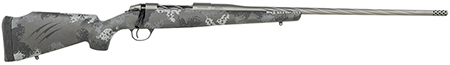 [853418215210] Fierce Firearms FCETW65PRCTIPH Twisted Edge Full Size 6.5 PRC 4+1 24" Gray Cerakote Steel Receiver, Phantom Camo Carbon Fiber Stock, Right Hand
