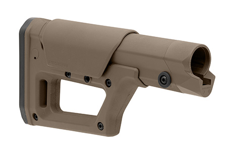 [840815132264] Magpul MAG1159-FDE PRS Lite Precision Stock Flat Dark Earth Polymer/Metal Adjustable w/Rubber Buttplate