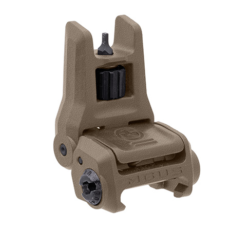 [840815132172] Magpul MAG1166-FDE MBUS 3 Sight Front  Flat Dark Earth Flip Up AR-10/AR-15/M4/M16/M110/SR-25