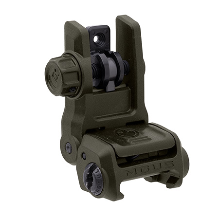 [840815132219] Magpul MAG1167-ODG MBUS 3 Sight Rear  Olive Drab Green Flip Up for AR-10/AR-15/M4/M16/M110/SR-25
