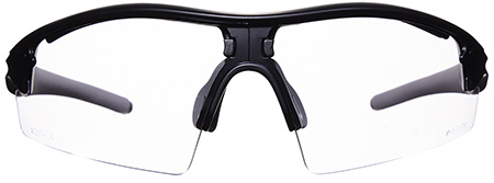 [026509050018] Allen 2380 Aspect Shooting  &  Safety Glasses Adult Clear Lens Anti-Scratch Polycarbonate Black Frame