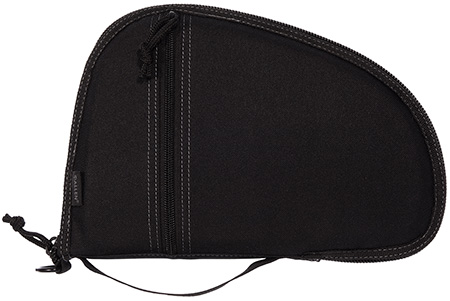 [026509057956] Allen 3616 Torrey Handgun Case Black Polyester, Small Accessory Pocket, Muzzle Pocket  &  Lockable Zipper 11.50" x 7.75" Exterior Dimensions