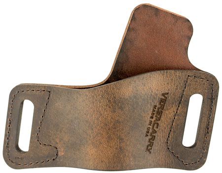 [643989153666] Versacarry WBOWB21 Protector S1 OWB Distressed Brown Leather Belt Slide Fits Beretta 92FS Right Hand