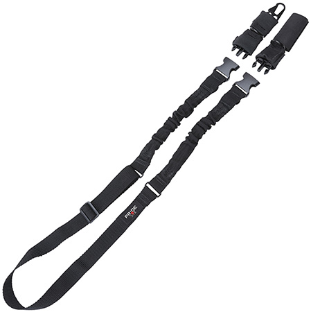 [026509089117] Tac Six 8911 Citadel Single  &  Double Point Sling Black Webbing 50" OAL Single to Two Point MSR