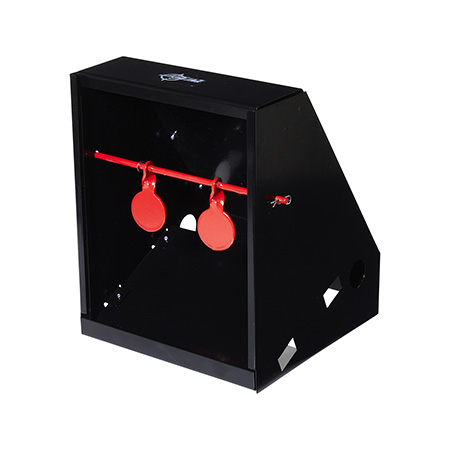 [026509009146] EZ-Aim 15429 Air Gun Pellet Shooting Target  &  Trap Red Steel Circle
