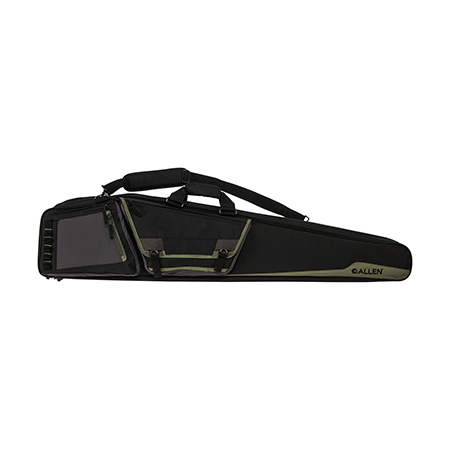 [026509036159] Allen 90650 Rocky Double Rifle Case 50" Black Endura w/Tan Trim, Daisy Chain Loops, Lockable Zippers, Adjustable/Removeable Padded Shoulder Strap Holds 2 Rifles