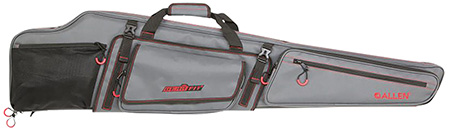 [026509026839] Allen 94948 Gear-Fit Dakota 48" Rifle Case Gray w/Red Accents, Padding   &  Organizer Pocket for Scoped Rifle