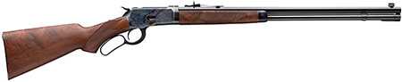 [048702019777] Winchester Repeating Arms 534283124 Model 1892 Deluxe Takedown Full Size 44 Rem Mag 11+1 24" Polished Blued Octagon Barrel, Color Case Hardened Steel Receiver, Grade V/VI Walnut Fixed Stock
